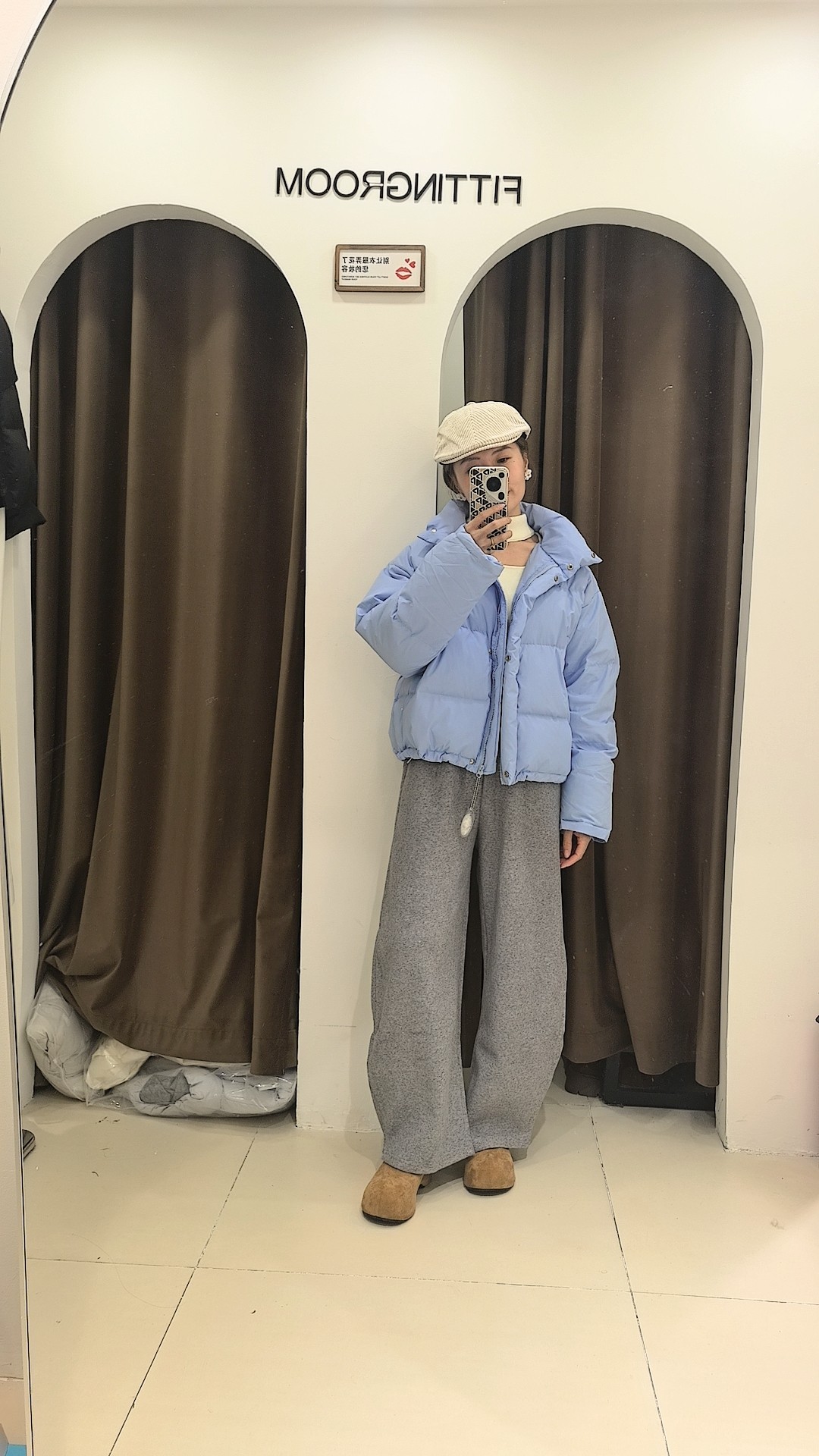 年货清仓马卡龙韩版羽绒服（送Kitty挂件和小包）