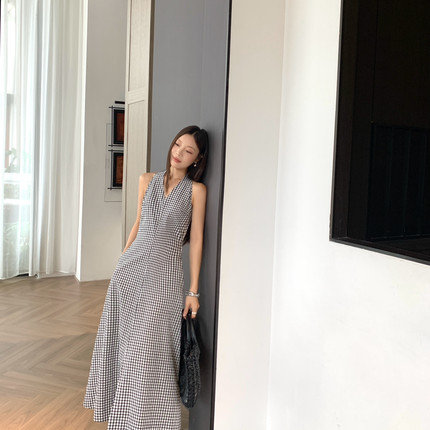 简约清新少女感清秀背心长裙26年夏连衣裙C30327-DSF