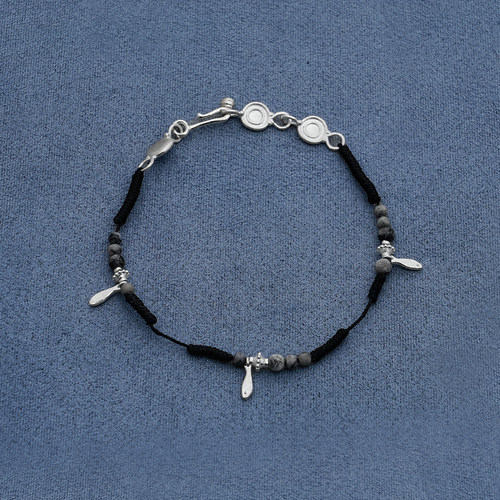 SALE E PEPE 胡椒盐·纯银小鱼编织手链