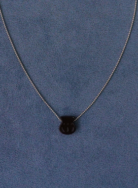 SALE E PEPE胡椒盐·纯银卵石酒坛吊坠项链