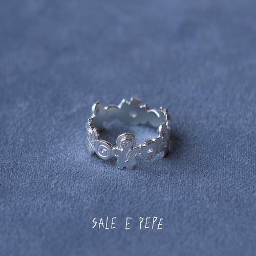 SALE E PEPE胡椒盐·纯银功夫戒指