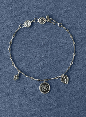 SALE E PEPE胡椒盐·纯银酒神吊坠手链