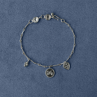 SALE PEPE胡椒盐·纯银酒神吊坠手链