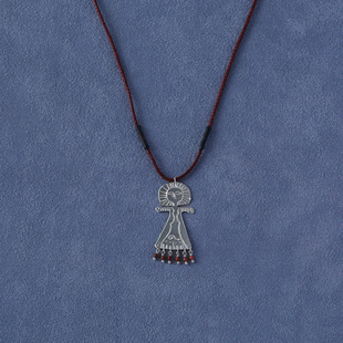 钟楚曦同款 胡椒盐 SALE PEPE 纯银彩虹石海神编绳项链