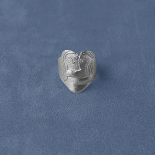 SALE E PEPE胡椒盐 纯银拥抱戒指 新年圣诞生日礼物