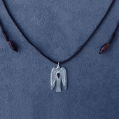 PEPE 胡椒盐 SALE 纯银风信鸟编绳项链 新年情人节生日礼物