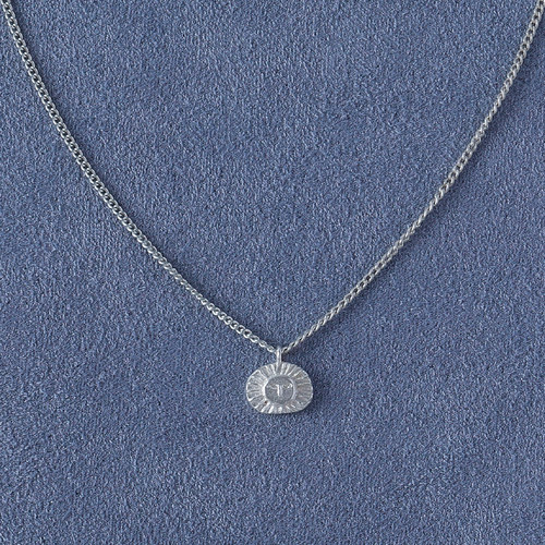 SALE E PEPE 胡椒盐 纯银小海神吊坠项链 镀金