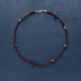 纯银古铜发晶红绳项链手链两戴 PEPE 新年礼物平安 SALE