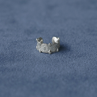 PEPE胡椒盐·纯银图画耳骨夹 镀金 SALE