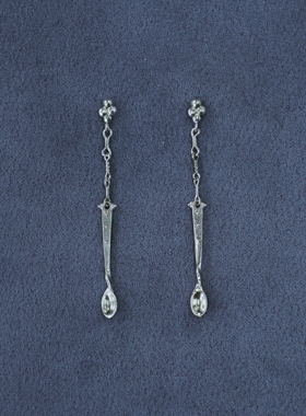 SALE E PEPE胡椒盐·纯银酒匙耳环