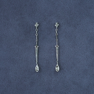 SALE PEPE胡椒盐·纯银酒匙耳环