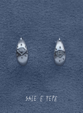 SALE E PEPE胡椒盐·纯银藏宝耳环