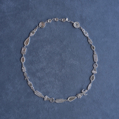 SALE 纯银舞会项链 胡椒盐 PEPE