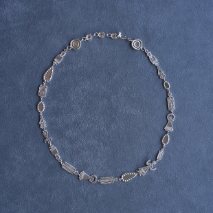 胡椒盐 PEPE 纯银舞会项链 SALE