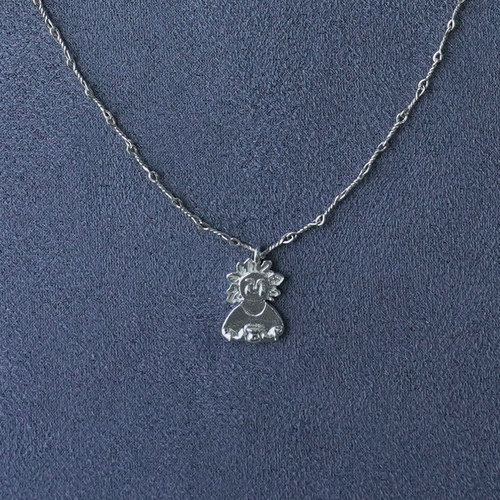 SALE E PEPE胡椒盐·纯银酒神吊坠项链 镀金