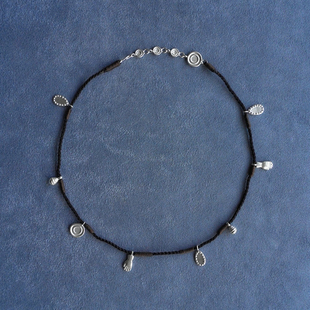 PEPE胡椒盐 纯银泪手编绳项链 SALE