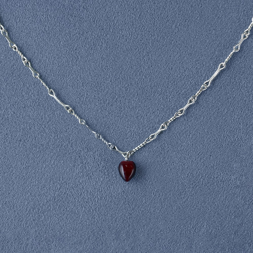 SALE E PEPE胡椒盐 纯银爱心吊坠项链 七夕圣诞生日礼物