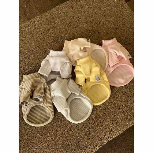 宠物狗狗猫咪秋冬衣服德绒打底衫居家服保暖柔软泰迪比熊马尔济斯