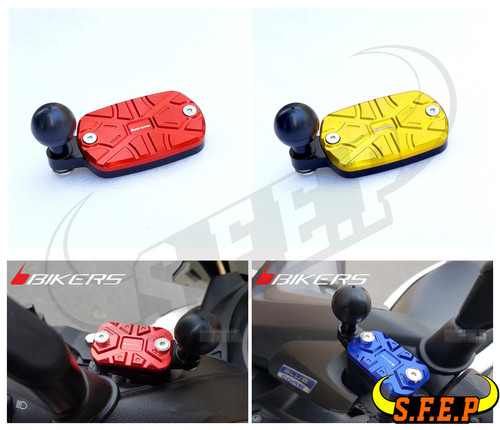 BIKERS适用雅马哈 TMAX530/500 TMAX560 改装油杯盖手机固定支架