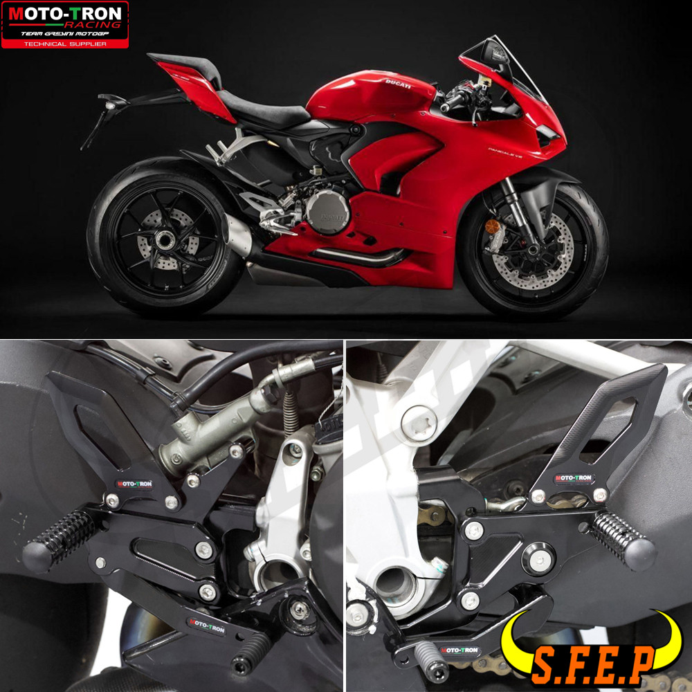 moto-tron适用杜卡迪panigale v2/899/959/1199/1299改装升高脚踏