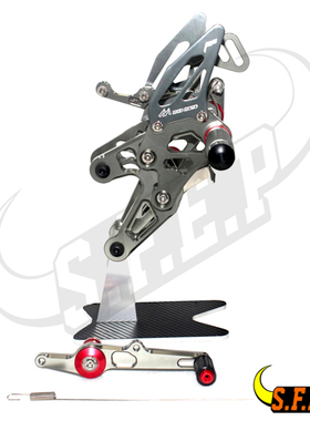 适用宝马 BMW S1000RR 15-18/S1000R 17-19 新款改装升高脚踏总成