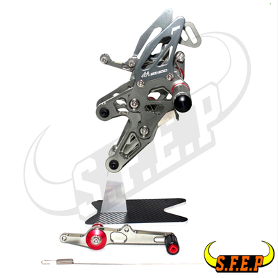适用宝马 BMW S1000RR 15-18/S1000R 17-19 新款改装升高脚踏总成