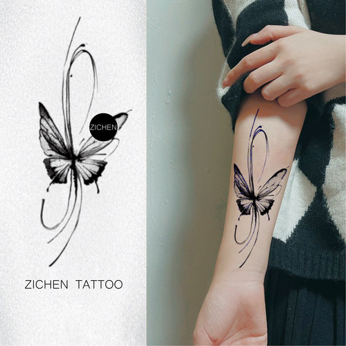 草本纹身贴持久防水男女