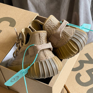 正品椰子鞋350地球棕莆田官网旗舰店正品男女款运动鞋潮OG YEEZY