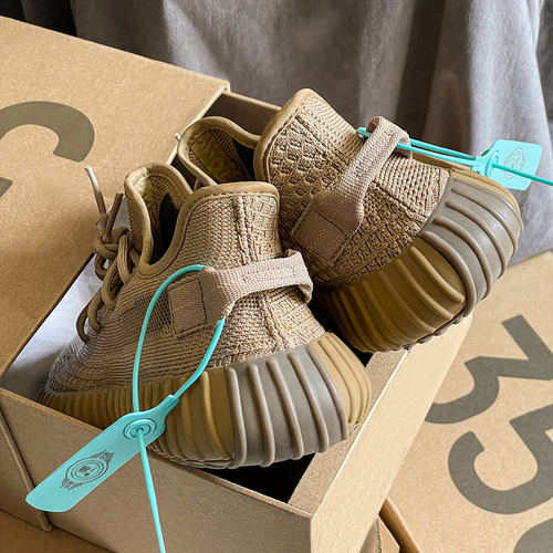 正品椰子鞋350地球棕莆田官网旗舰店正品男女款运动鞋潮OG YEEZY