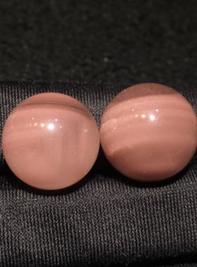 天然幽灵水晶粉幽灵仙女系列圆珠单珠散珠多宝手链项链戒指等配件