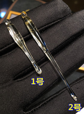 钛晶发晶挖耳勺 水晶掏耳勺耳扒家用 钛晶发晶采耳工具 水晶玩具