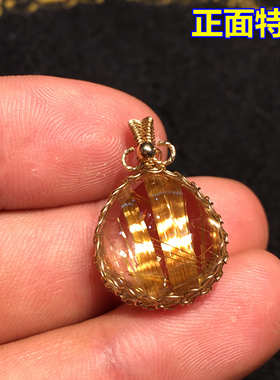 钛晶吊坠女锁骨链时尚项链