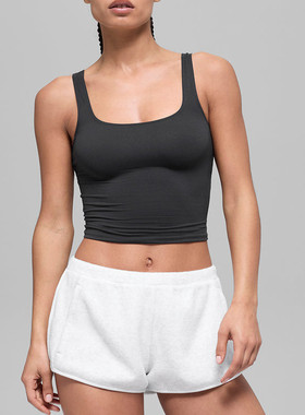 alo新款 Softsculpt Precision Tank中等压缩柔软瑜伽运动背心