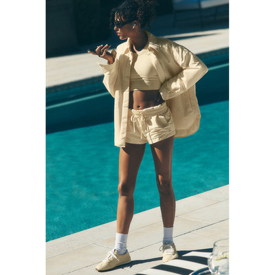 alo新款衬衫外套短裤套装