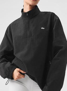 正品alo 男女同款Light Weight Takeaway 轻量半拉链运动套头衫