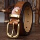 时尚 2.8CM宽腰带女装 饰真皮皮带女针扣纯牛皮复古韩版 百搭牛仔潮