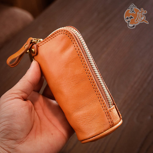 多功能钥匙包爱皮艺真皮手工