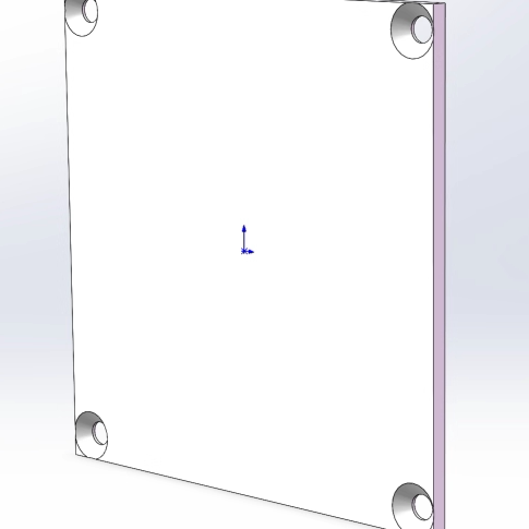 CUBE-Z模块化装配式机箱  标准模块 四孔铝板