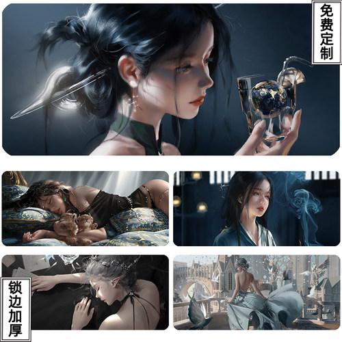 超大鼠标垫鼠标垫橡胶鬼刀可定制