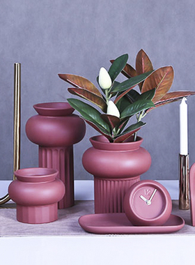 罗马印象欧式轻奢花器（米兰风尚）北欧客厅简约装饰品电视柜摆件
