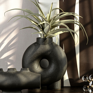 无际 系列 花器摆件 现代桌面软装饰品家居客厅电视柜简约装饰品