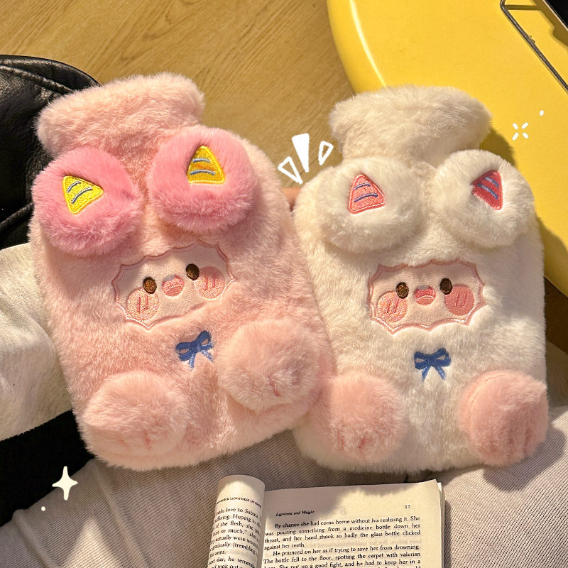 可爱注水热水袋热敷专用暖手宝