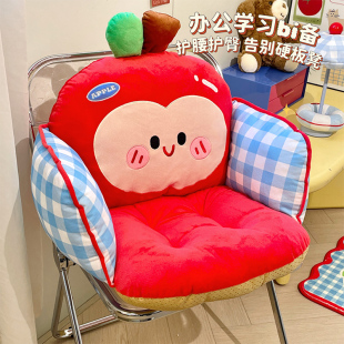 椅子垫坐垫靠背一体屁垫冬季 办公室宿舍久坐护腰护背加热座椅靠枕