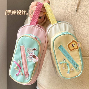 铅笔盒小学生高颜值ins风初中女生文具袋 可拎笔袋多巴胺2025新款