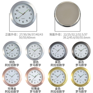 DIY表车载表表盘手表配件表芯钟胆表头可定制批量销售工艺表头