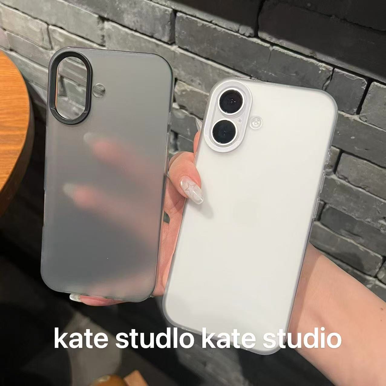 小红书 kate（手机壳版） 16苹果磨砂手机壳适用iPhone16promax沙漠金ins简约风夏日15pro壳