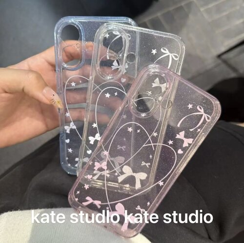 小红书 kate（手机壳版）爆闪小卡手机壳适用iPhone17精孔软壳ins风17Promax防摔
