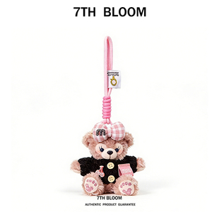 可爱甜脸玫玫包包挂件毛绒公仔玩偶钥匙扣雪莉玫书包挂饰送闺蜜