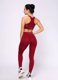 Women Set Suit Clothes Sports Wear Gym Sexy Yoga Tracksuit