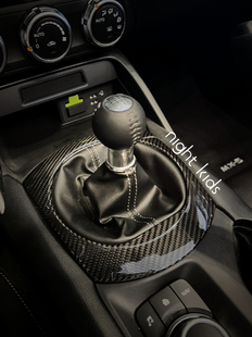 适用于马自达MX-5 ND改装碳纤维内饰档位框 MIATA MX5 ND碳纤维